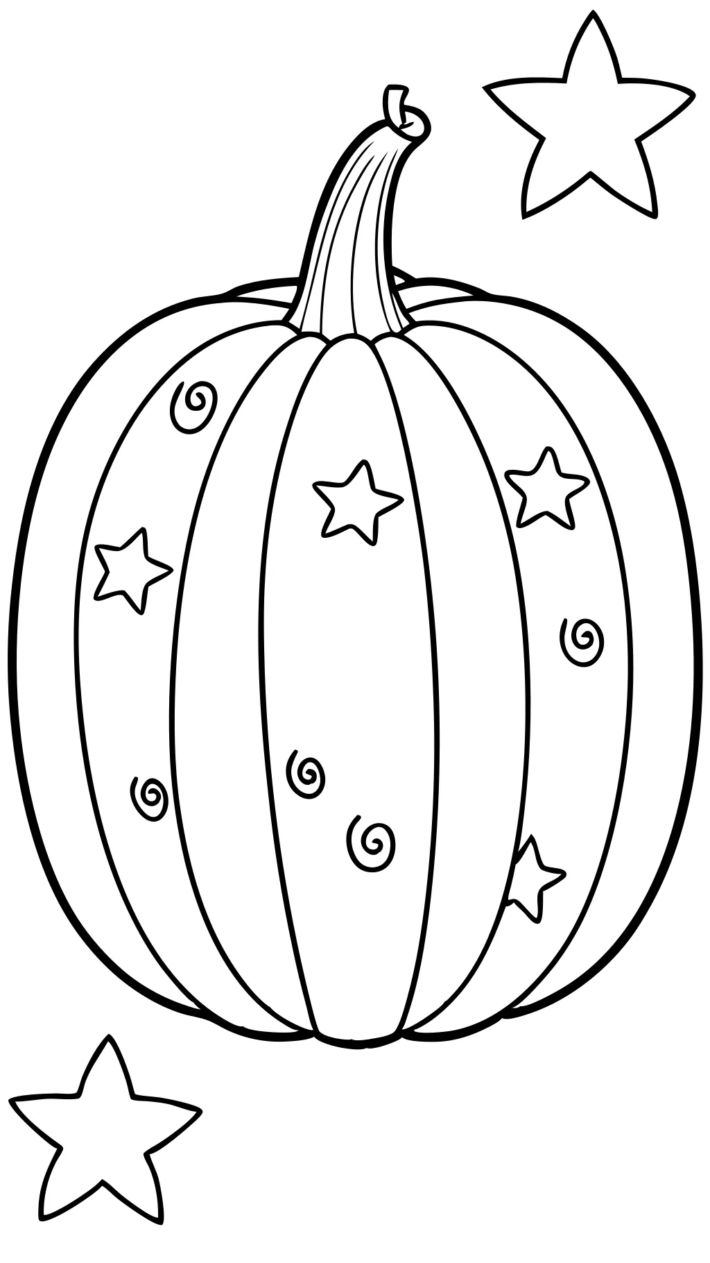 blank pumpkin coloring pages